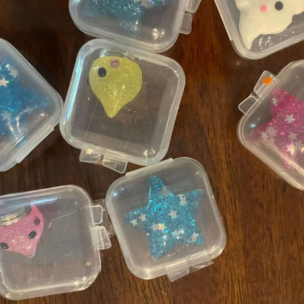 Diamond Painted Magnet Kit Set of 9 Tear Drops, Stars & Cloud Collectible!
